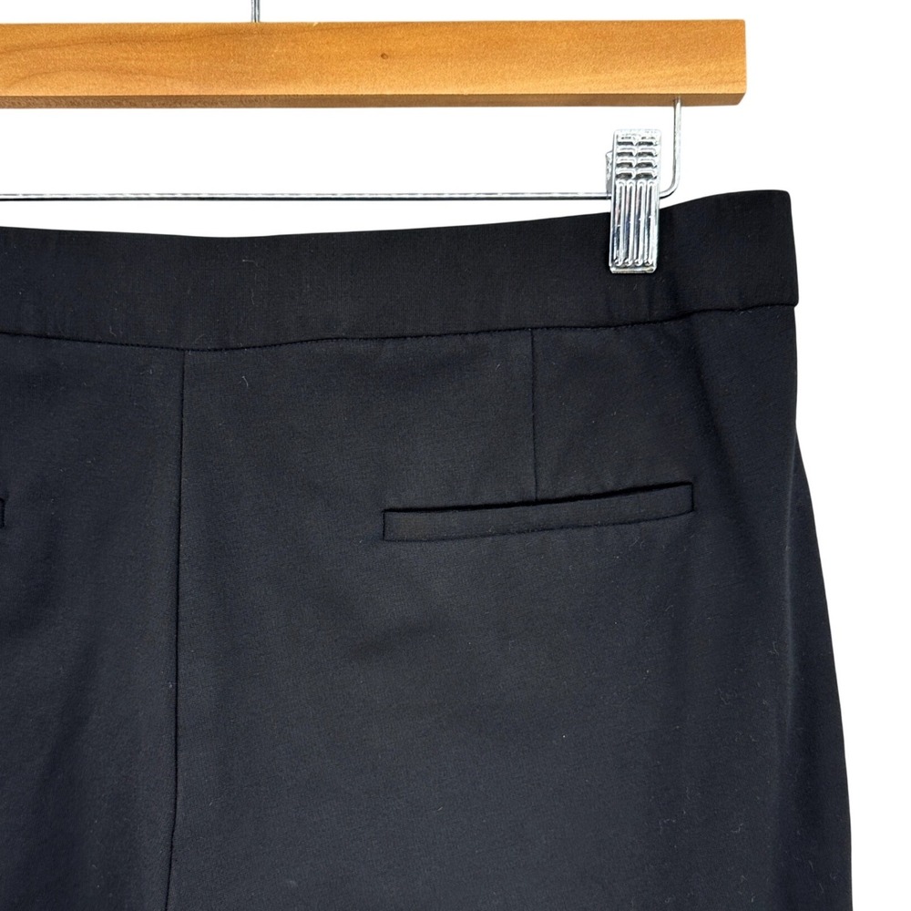 Amanda + Chelsea Womens Black Pull On Ponte Knit Trousers Pants Size 14 Carrer